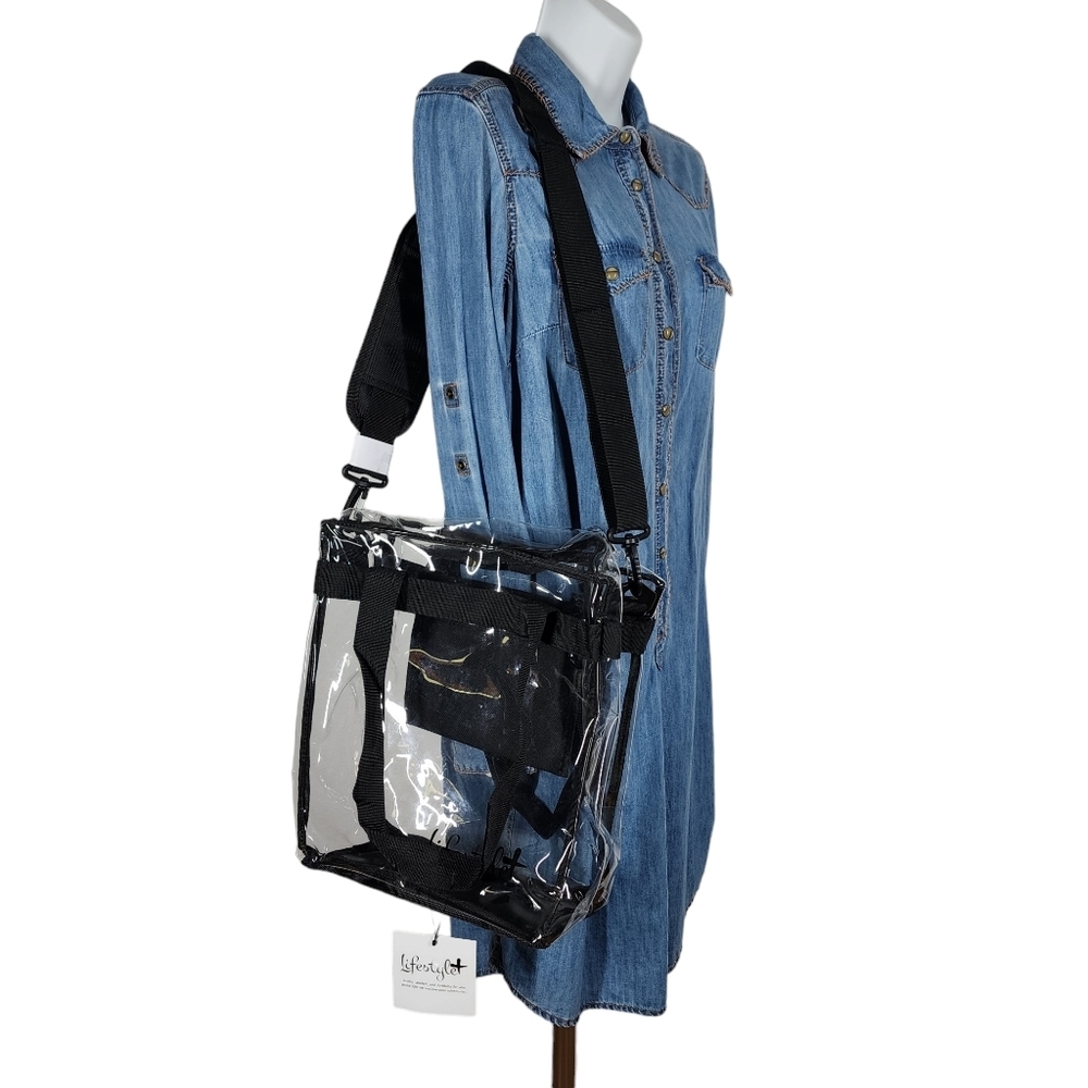 LIFESTYLE CLEAR SHOULDER BAG
